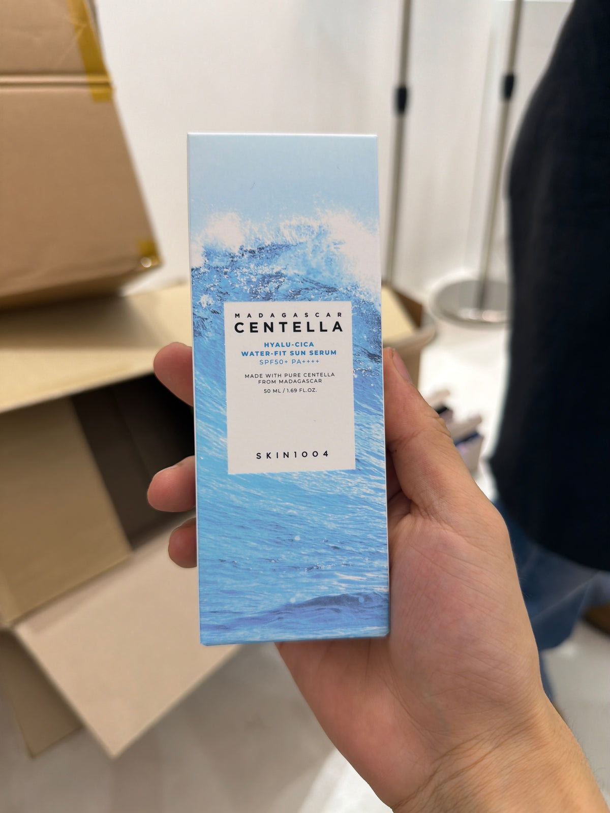 Skin1004 Hyalu Cica Water-Fit Sun Serum