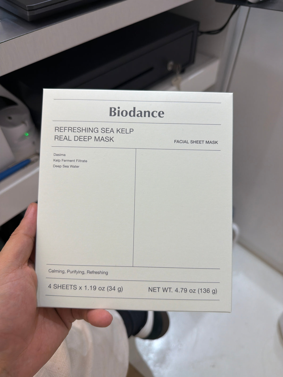 Biodance Refreshing sea kelp real deep mask