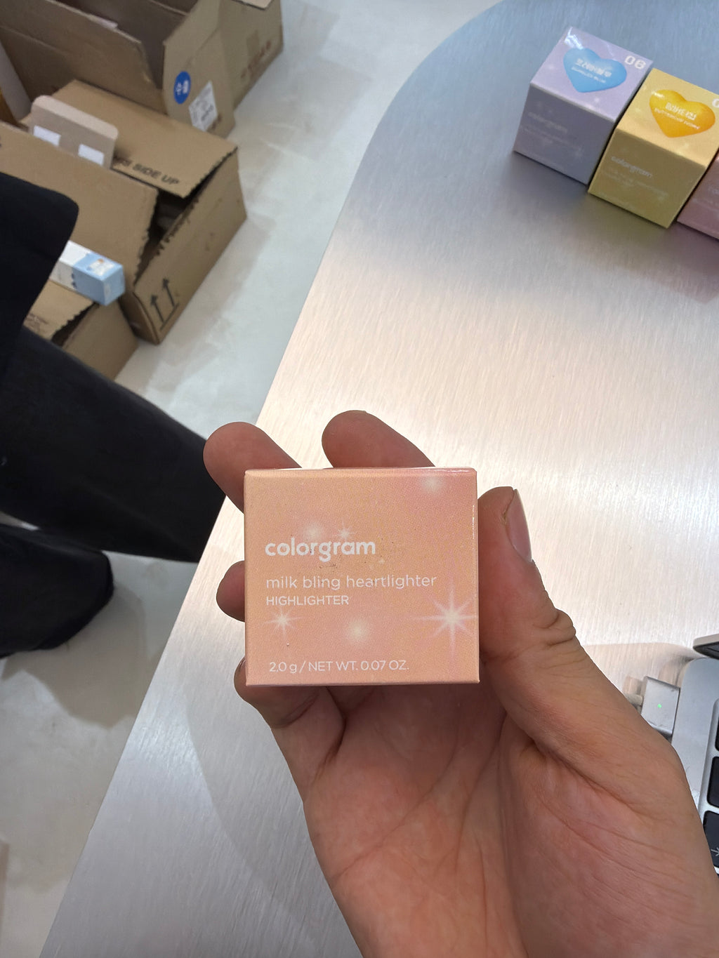 Colorgram Milk bling heartlighter highlighter