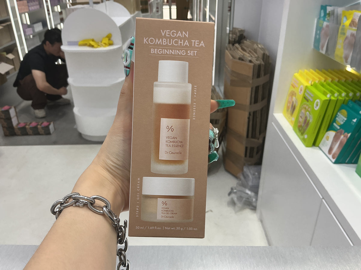 DR.CEURACLE Vegan Kombucha Tea Beginning Set (essence&cream)