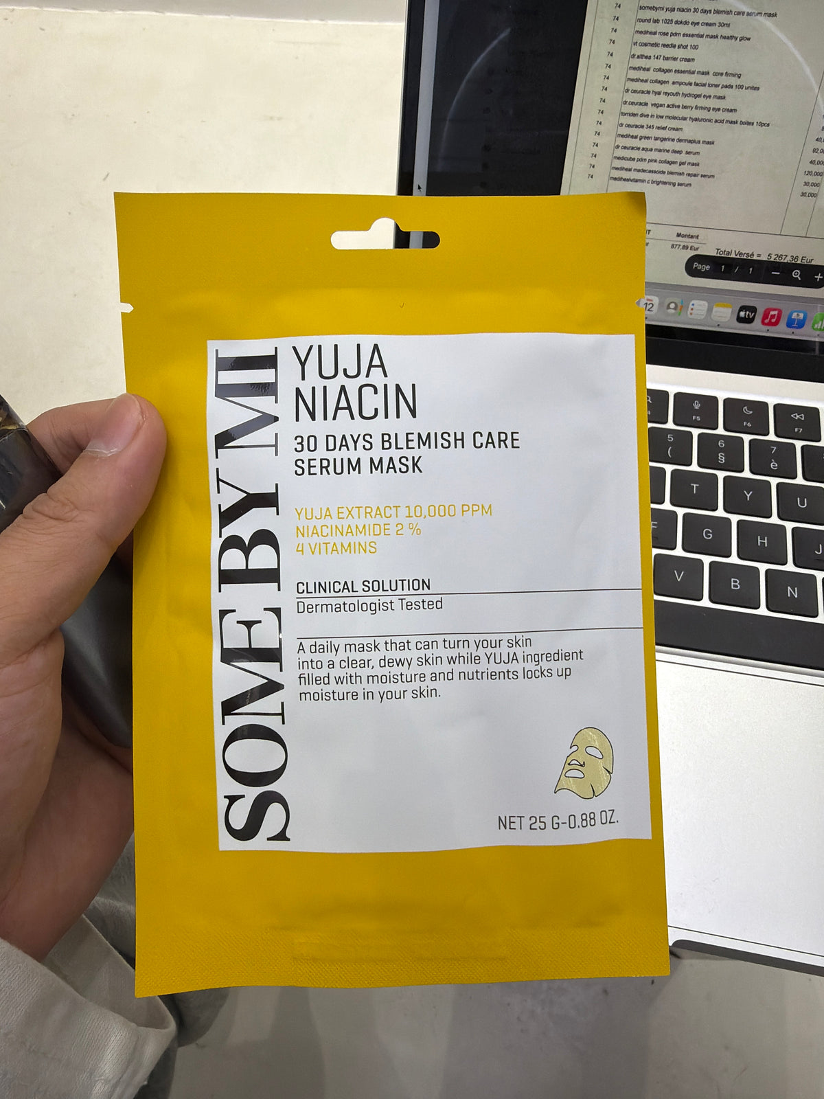 Somebymi yuja niacin mask unit